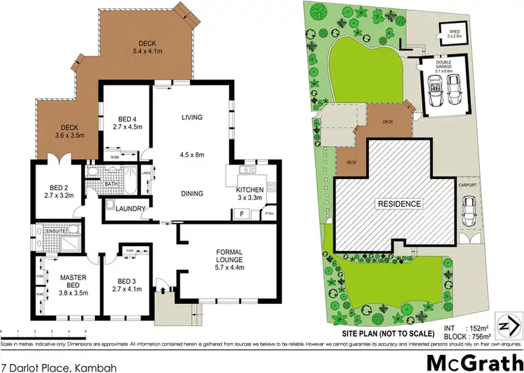 Floorplan of Homely house listing, 7 Darlot Place, Kambah ACT 2902