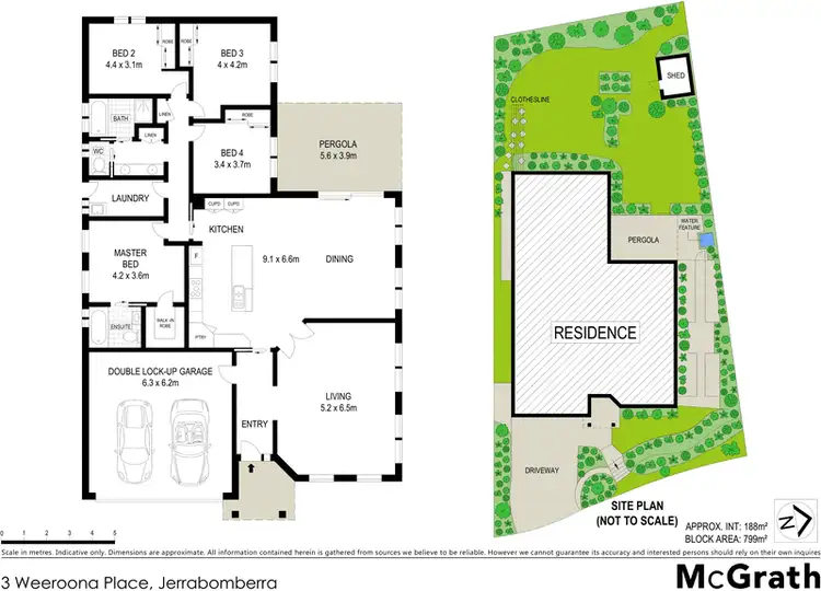 Floorplan of Homely house listing, 3 Weeroona Place, Jerrabomberra NSW 2619