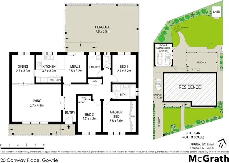 Floorplan of Homely house listing, 20 Conway Place, Gowrie ACT 2904