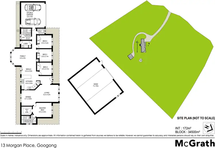 Floorplan of Homely rural property listing, 13 Morgan Place, Googong NSW 2620