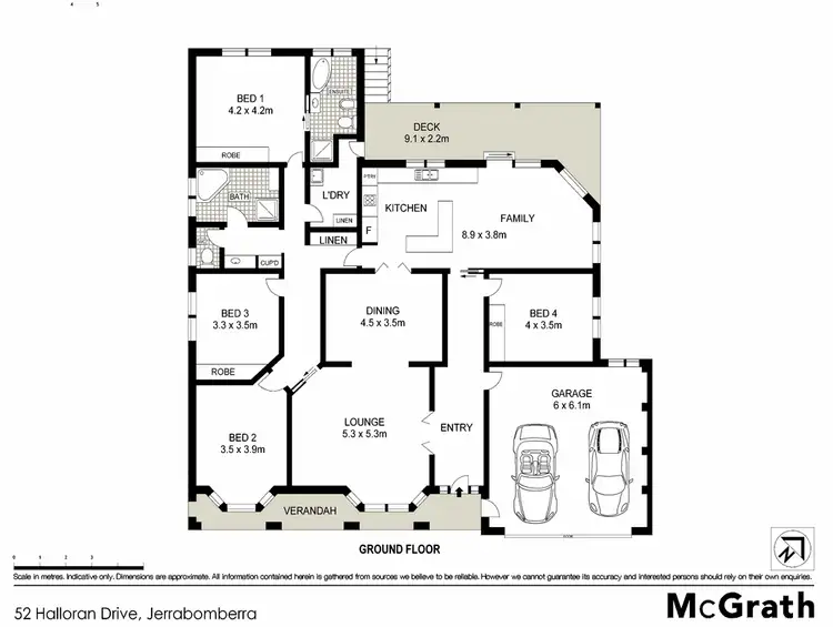 Floorplan of Homely house listing, 52 Halloran Drive, Jerrabomberra NSW 2619