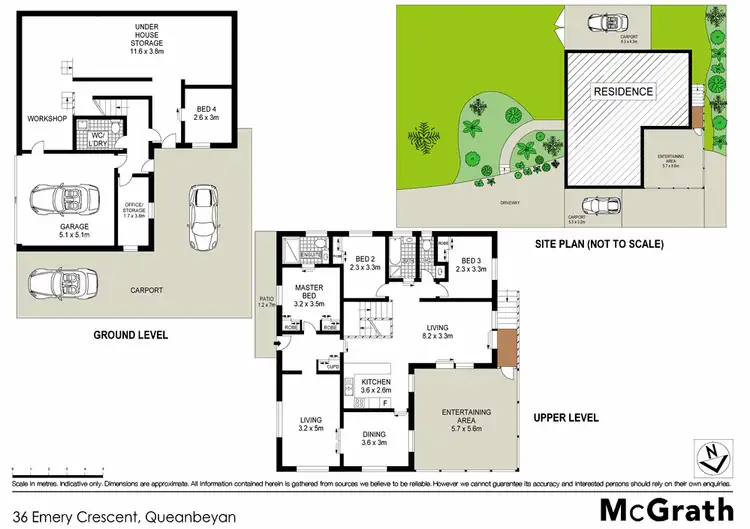 Floorplan of Homely house listing, 36 Emery Crescent, Queanbeyan NSW 2620