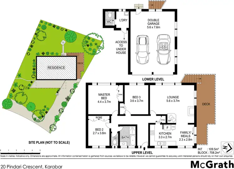 Floorplan of Homely house listing, 20 Pindari Crescent, Karabar NSW 2620