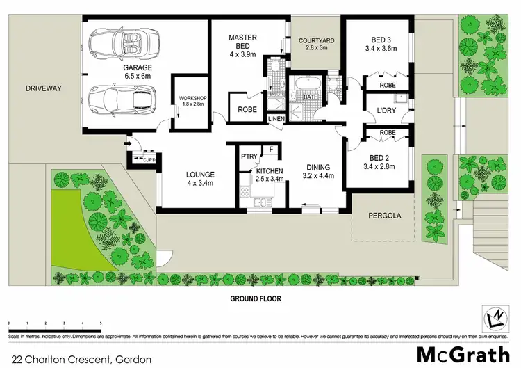 Floorplan of Homely house listing, 22 Charlton Crescent, Gordon ACT 2906