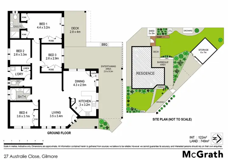 Floorplan of Homely house listing, 27 Australie Close, Gilmore ACT 2905