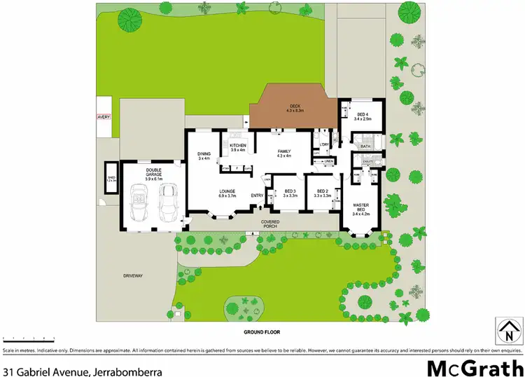 Floorplan of Homely house listing, 31 Gabriel Avenue, Jerrabomberra NSW 2619