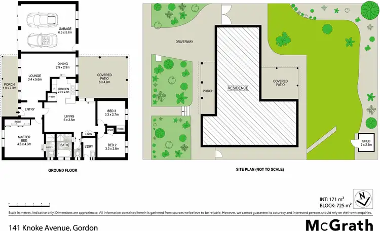 Floorplan of Homely house listing, 141 Knoke Avenue, Gordon ACT 2906