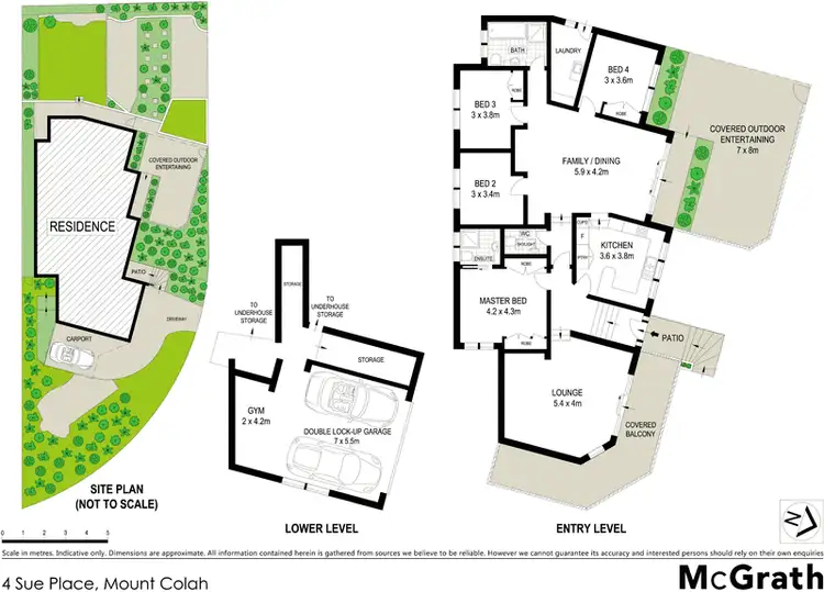 Floorplan of Homely house listing, 4 Sue Place, Mount Colah NSW 2079