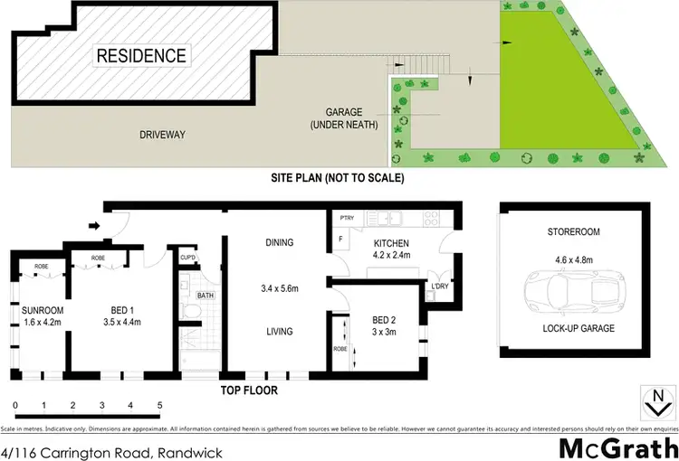 Floorplan of Homely apartment listing, 4/116 Carrington Road, Randwick NSW 2031