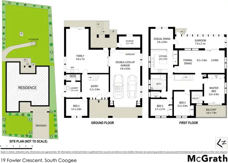 Floorplan of Homely house listing, 19 Fowler Crescent, South Coogee NSW 2034