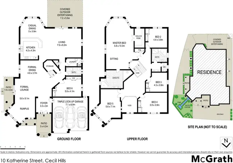 Floorplan of Homely house listing, 10 Katherine Street, Cecil Hills NSW 2171