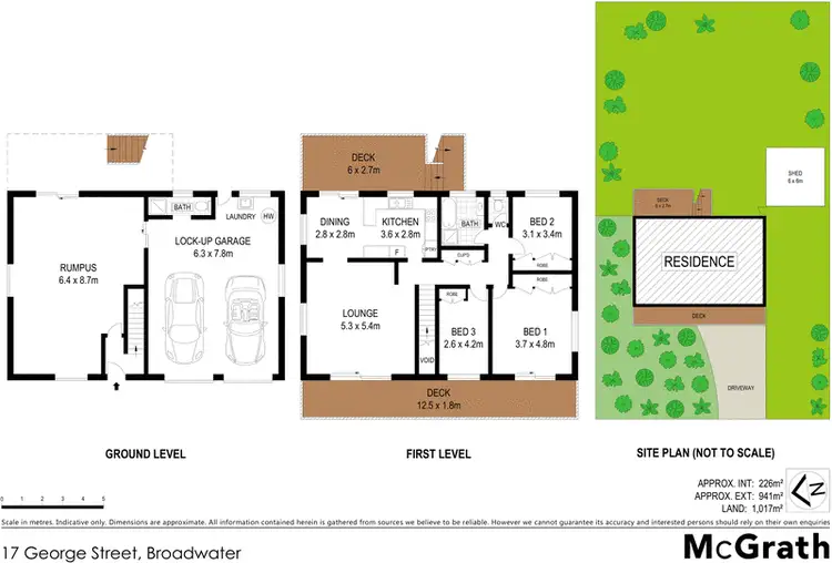 Floorplan of Homely house listing, 17 George Street, Broadwater NSW 2472