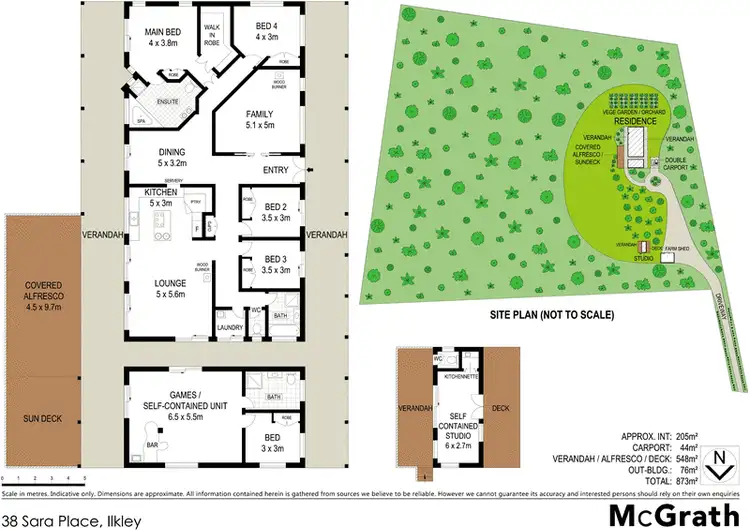 Floorplan of Homely house listing, 38 Sara Place, Ilkley QLD 4554