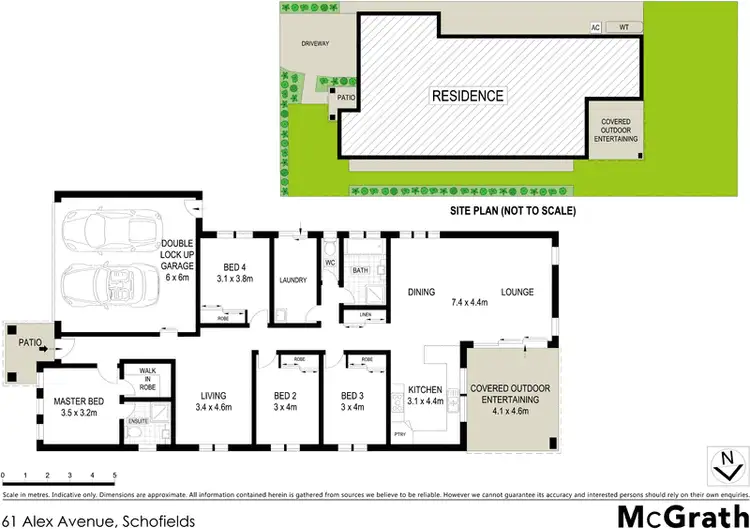 Floorplan of Homely house listing, 61 Alex Avenue, Schofields NSW 2762