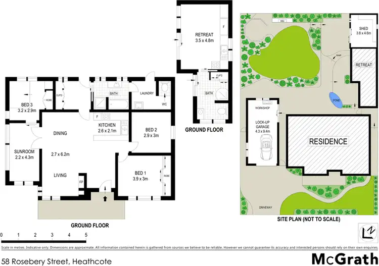 Floorplan of Homely house listing, 58 Rosebery Street, Heathcote NSW 2233