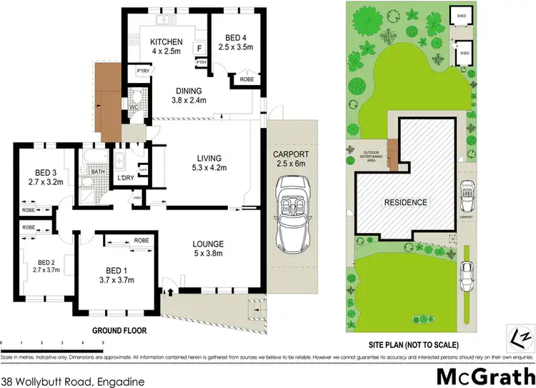 Floorplan of Homely house listing, 38 Wollybutt Road, Engadine NSW 2233