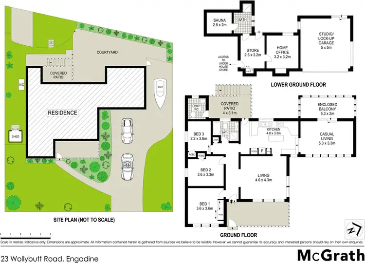 Floorplan of Homely house listing, 23 Wollybutt Road, Engadine NSW 2233