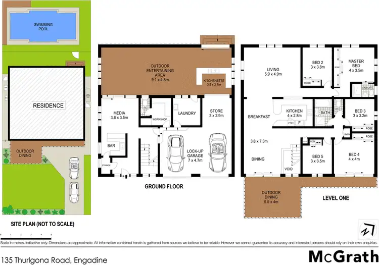 Floorplan of Homely house listing, 135 Thurlgona Road, Engadine NSW 2233
