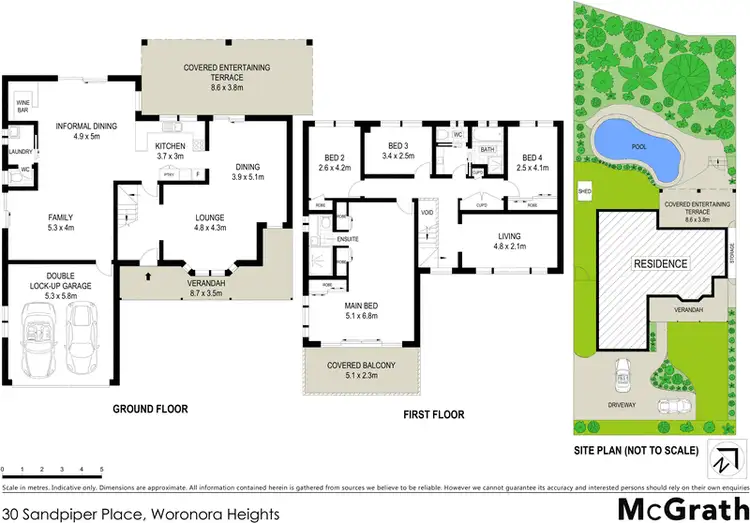 Floorplan of Homely house listing, 30 Sandpiper Place, Woronora Heights NSW 2233