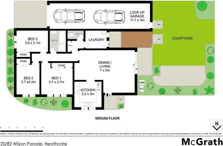 Floorplan of Homely villa listing, 20/82 Wilson Parade, Heathcote NSW 2233