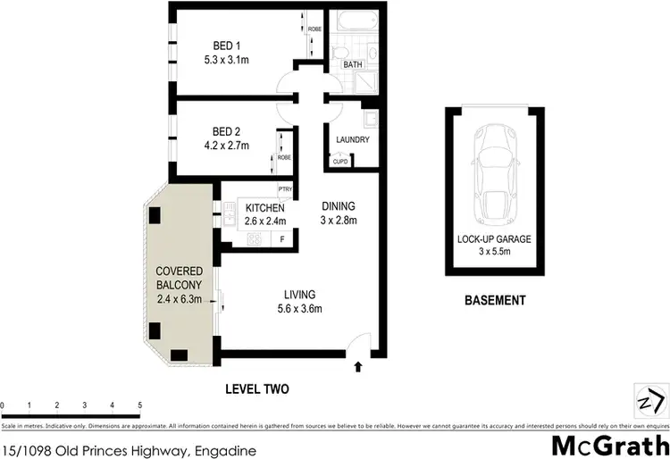 Floorplan of Homely apartment listing, 15/1098 Old Princes Highway, Engadine NSW 2233