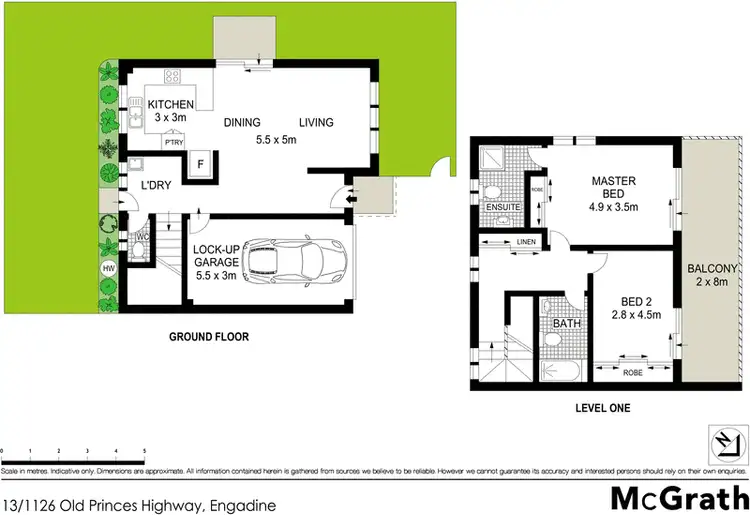 Floorplan of Homely townhouse listing, 13/1126 Old Princes Highway, Engadine NSW 2233