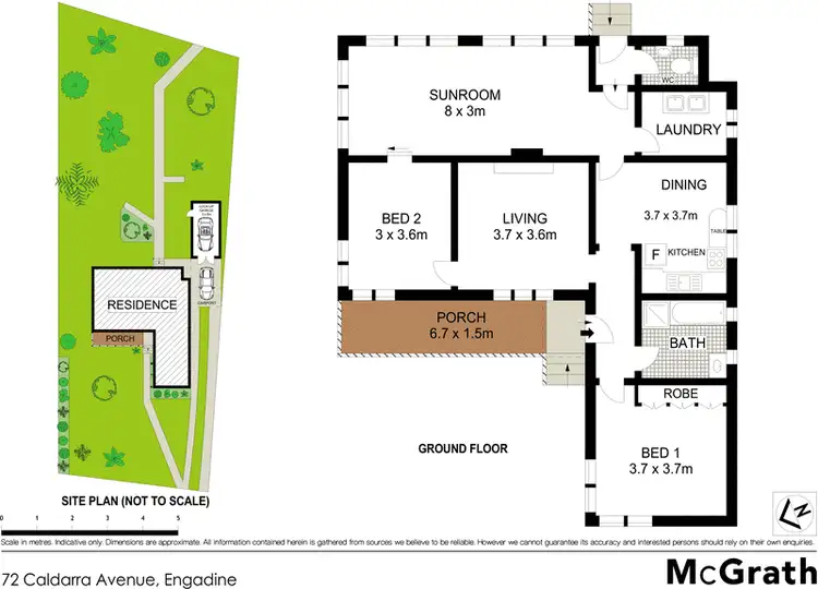 Floorplan of Homely house listing, 72 Caldarra Avenue, Engadine NSW 2233