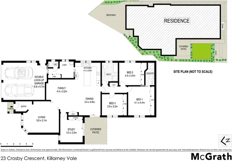 Floorplan of Homely house listing, 23 Crosby Crescent, Killarney Vale NSW 2261