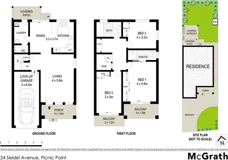 Floorplan of Homely house listing, 24 Seidel Avenue, Picnic Point NSW 2213