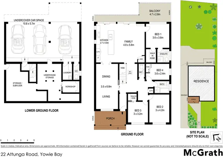 Floorplan of Homely house listing, 22 Attunga Road, Yowie Bay NSW 2228