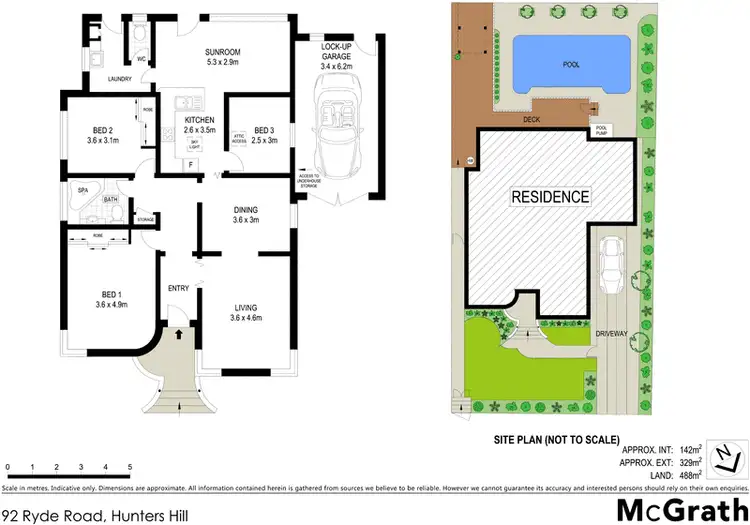 Floorplan of Homely house listing, 92 Ryde Road, Hunters Hill NSW 2110