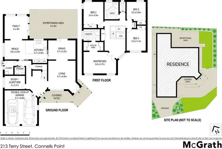 Floorplan of Homely house listing, 213 Terry Street, Connells Point NSW 2221