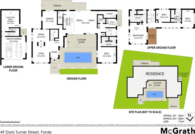 Floorplan of Homely house listing, 49 Doris Turner Street, Forde ACT 2914