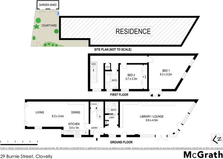 Floorplan of Homely house listing, 29 Burnie Street, Clovelly NSW 2031