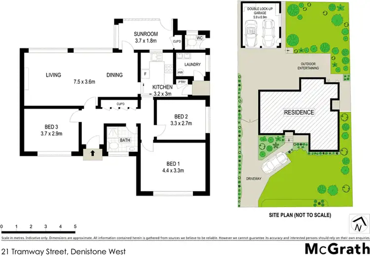 Floorplan of Homely house listing, 21 Tramway Street, Denistone West NSW 2114