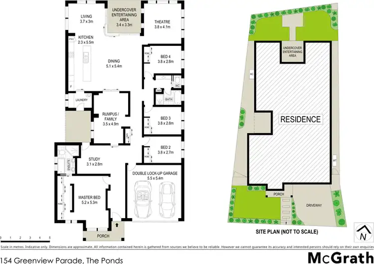 Floorplan of Homely house listing, 154 Greenview Parade, The Ponds NSW 2769