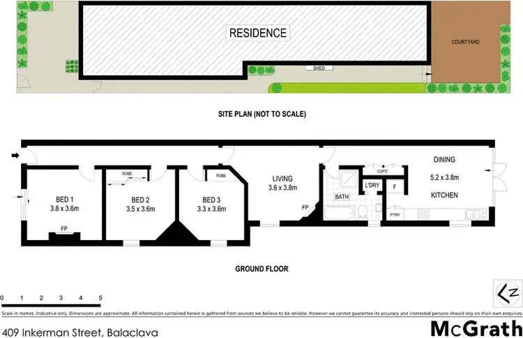 Floorplan of Homely house listing, 409 Inkerman Street, St Kilda East VIC 3183