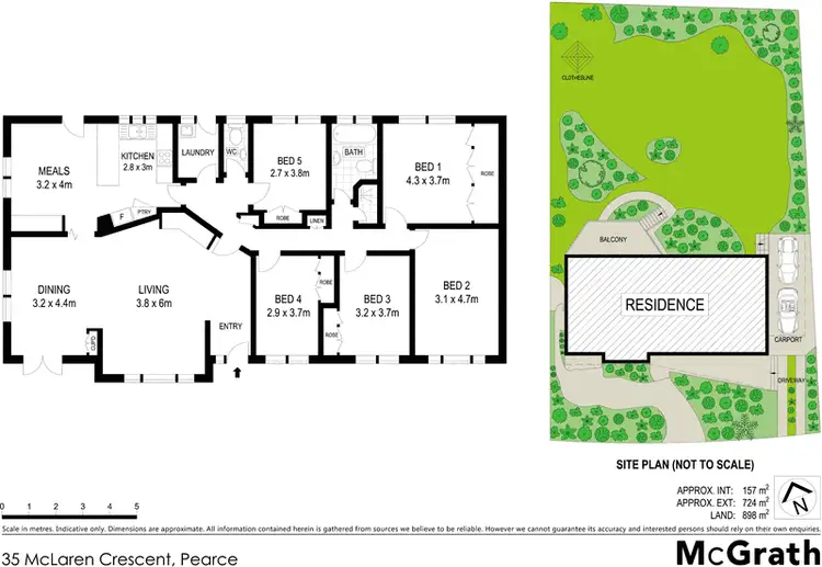 Floorplan of Homely house listing, 35 McLaren Crescent, Pearce ACT 2607