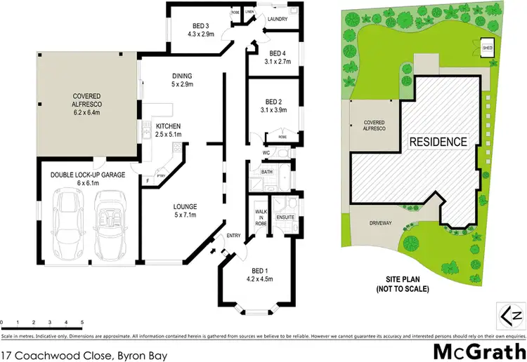 Floorplan of Homely house listing, 17 Coachwood Close, Byron Bay NSW 2481