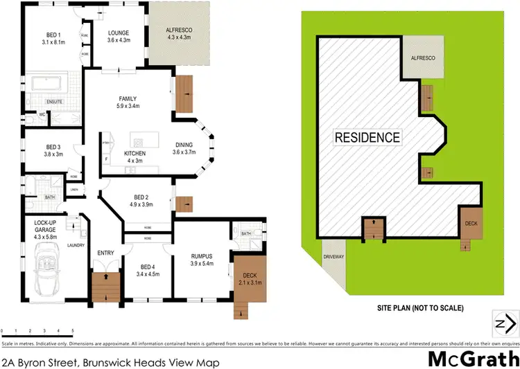 Floorplan of Homely house listing, 2A Byron Street, Brunswick Heads NSW 2483