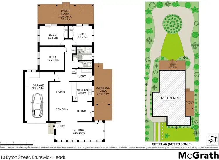 Floorplan of Homely house listing, 10 Byron Street, Brunswick Heads NSW 2483