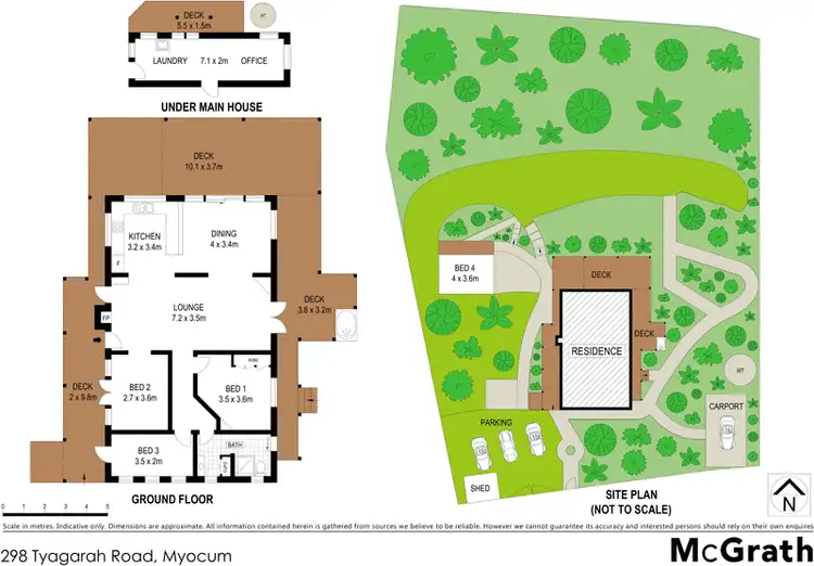 Floorplan of Homely rural property listing, 298 Tyagarah Road, Myocum NSW 2481