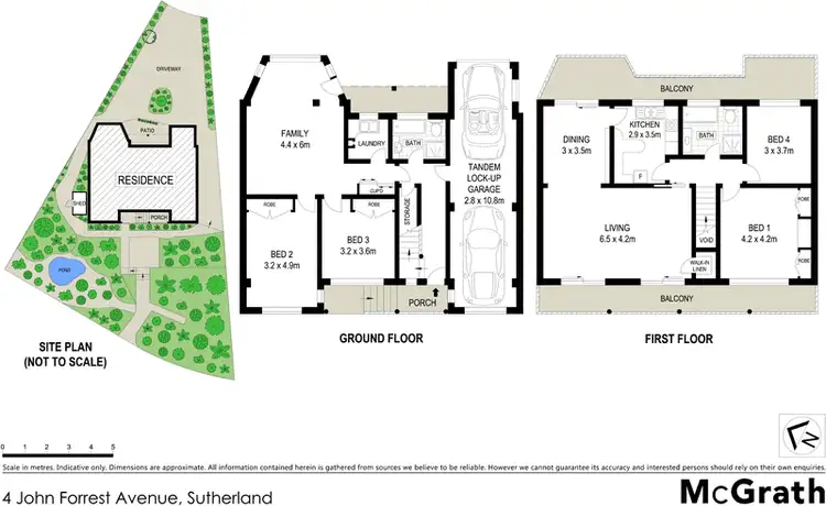 Floorplan of Homely house listing, 4 John Forrest Avenue, Sutherland NSW 2232