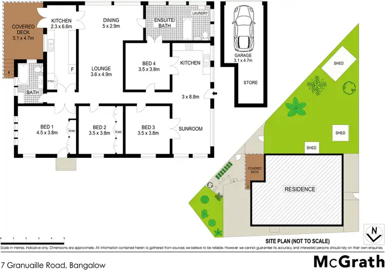 Floorplan of Homely house listing, 7 Granuaille Road, Bangalow NSW 2479