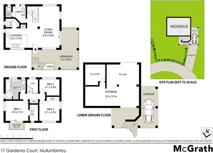 Floorplan of Homely house listing, 17 Gardenia Court, Mullumbimby NSW 2482