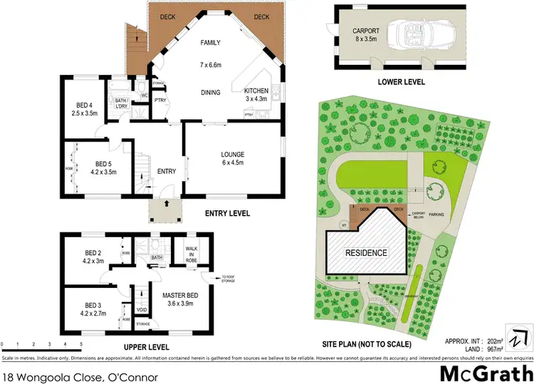 Floorplan of Homely house listing, 18 Wongoola Close, O'connor ACT 2602