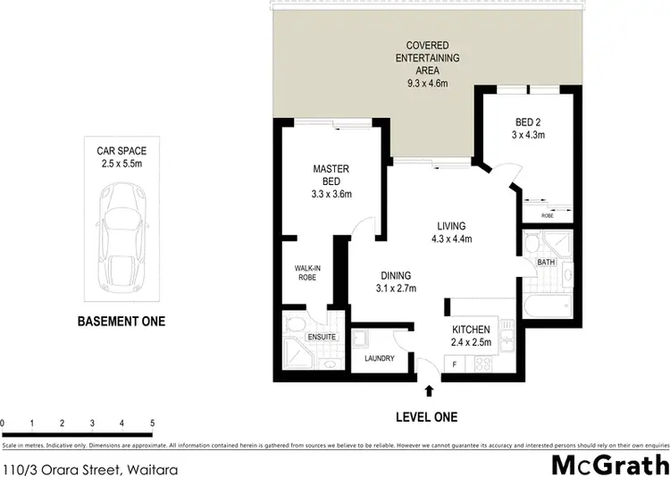 Floorplan of Homely apartment listing, 110/3 Orara Street, Waitara NSW 2077