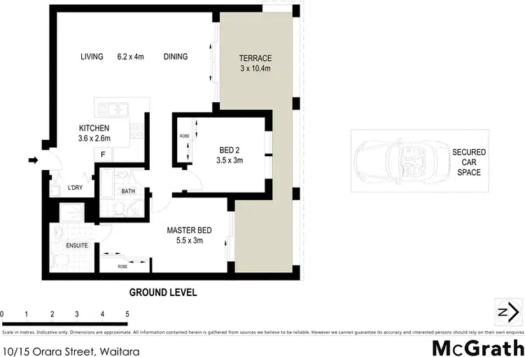 Floorplan of Homely apartment listing, 10/15 Orara Street, Waitara NSW 2077