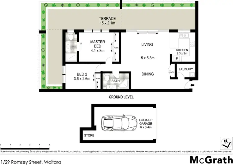 Floorplan of Homely apartment listing, 1/29 Romsey Street, Waitara NSW 2077