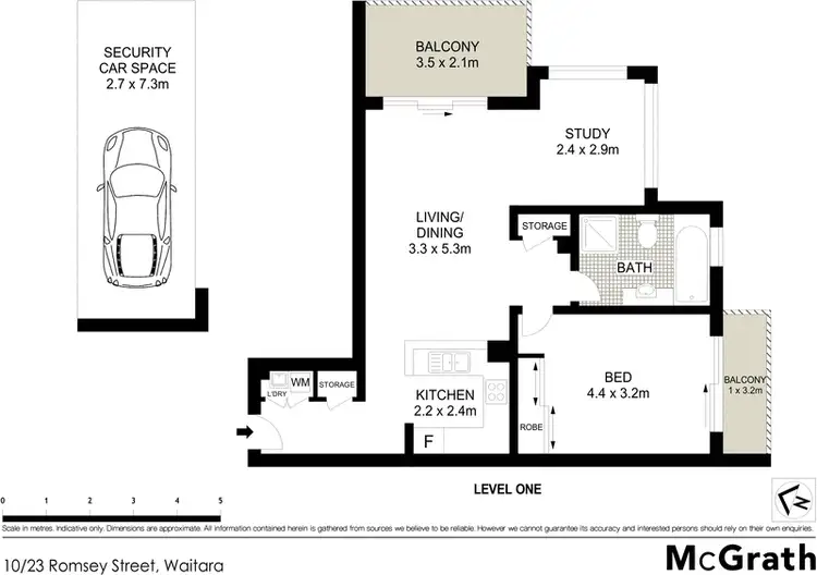 Floorplan of Homely apartment listing, 10/23 Romsey Street, Waitara NSW 2077